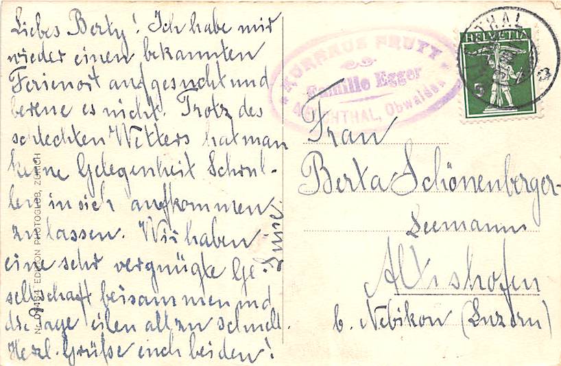 Melchsee-Frutt, Kurhaus Reinhard