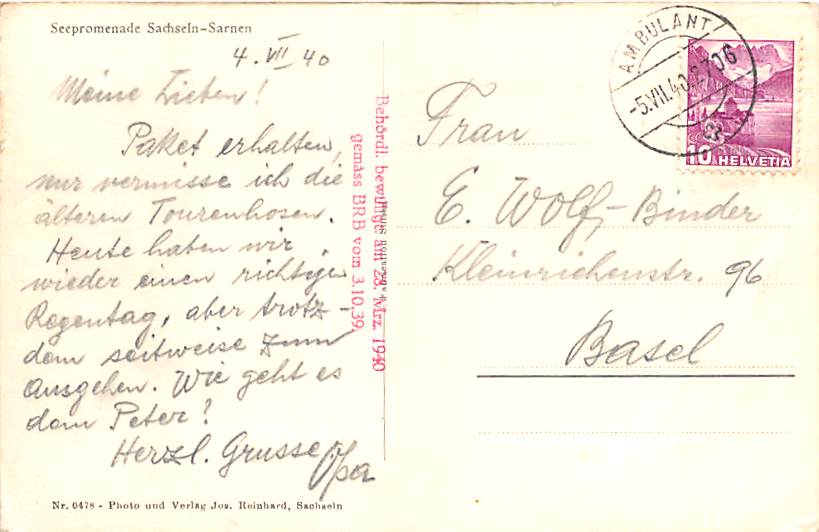 Sachseln, Seepromenade