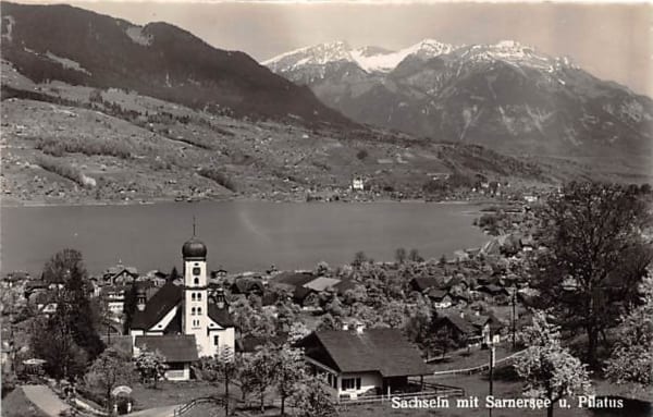 Sachseln, mit Sarnersee und Pilatus