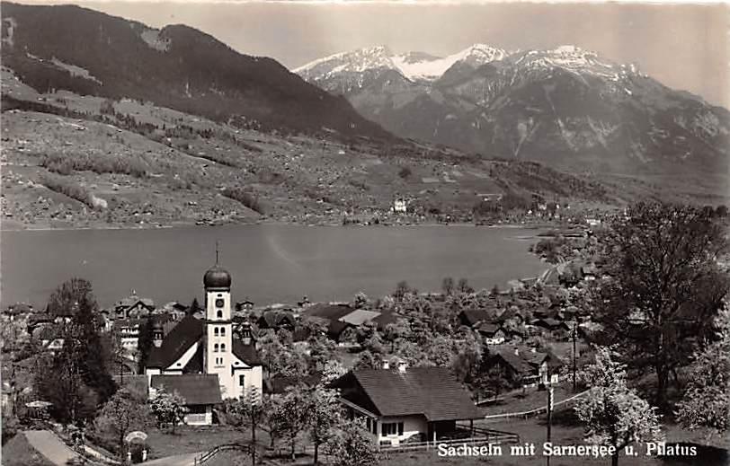 Sachseln, mit Sarnersee und Pilatus