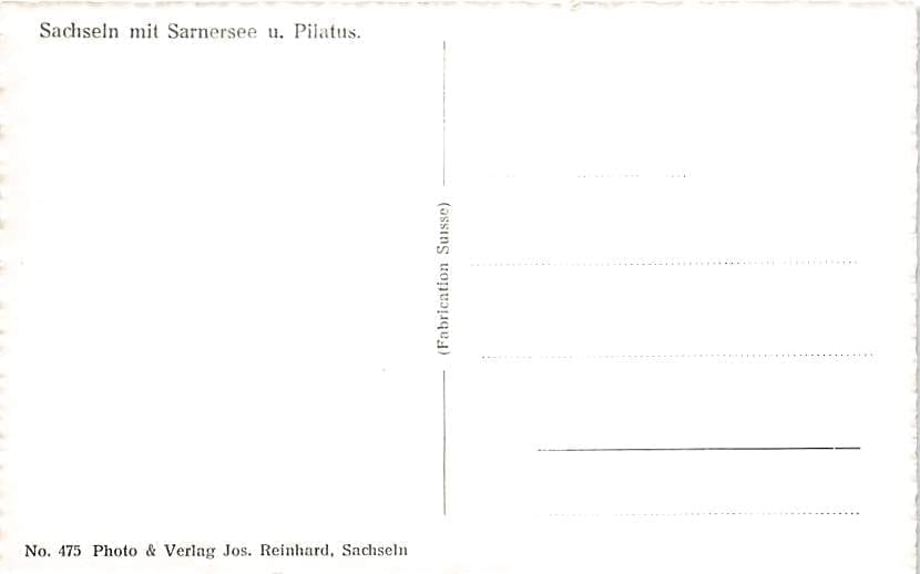 Sachseln, mit Sarnersee und Pilatus