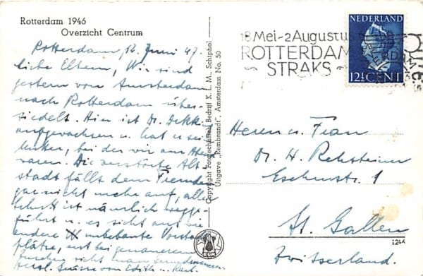Rotterdam, 1946, Overzicht Centrum