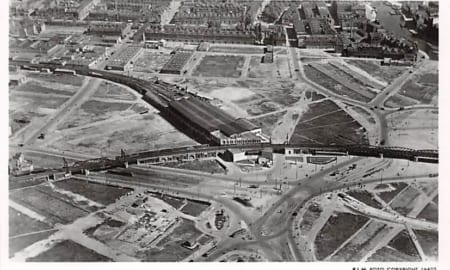 Rotterdam, 1946, Hofplein met omgeving