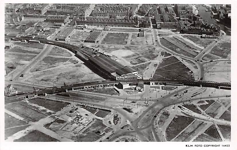 Rotterdam, 1946, Hofplein met omgeving
