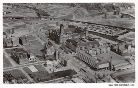 Rotterdam, 1946, Coolsingel met omgeving