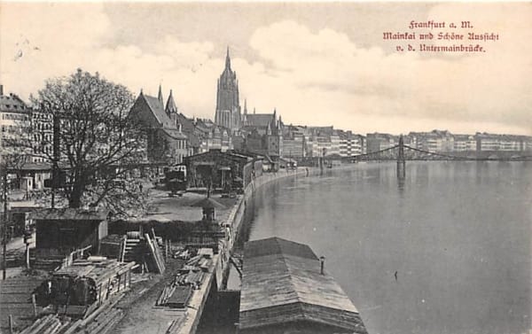 Frankfurt a.M., Mainkai, Untermainbrücke