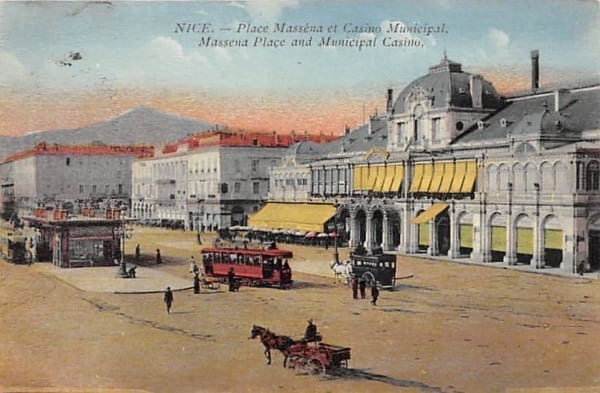 Nice, Place Massema et Casino Municipal, Tram