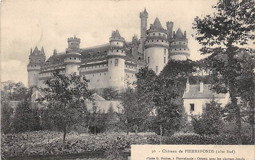 Pierrefonds, Chateau de Pierrefonds, cote Sud