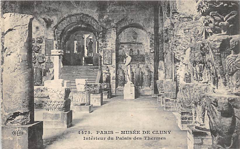 Paris, Musee de Cluny, Interieur du Palais des Thermes
