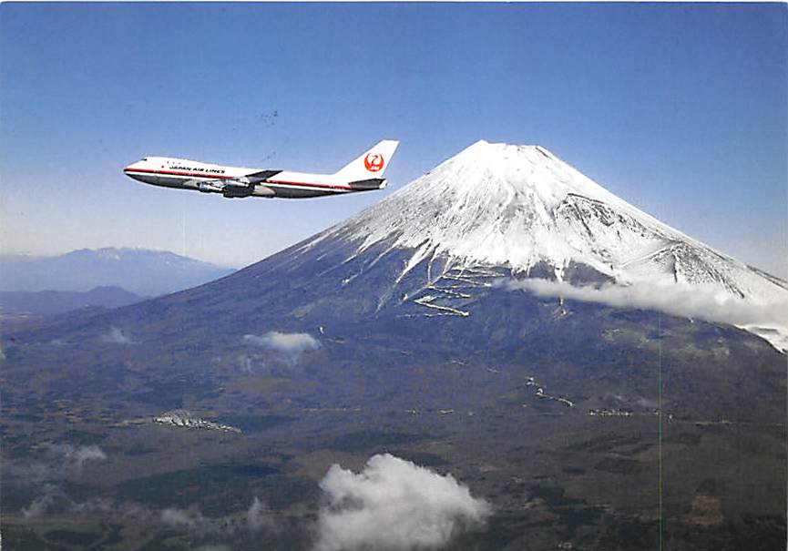 Boeing 747, Mt. Fuji
