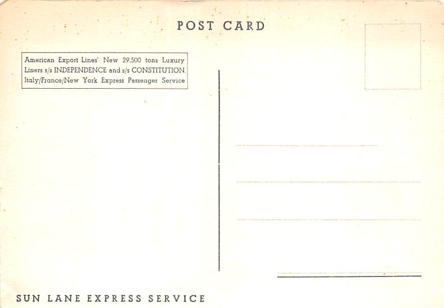 American Export Lines, Luxury Liners Independence,