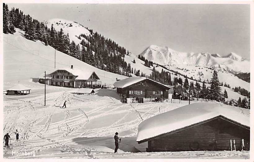 Saanenmöser, Hornberg, Skifahrer