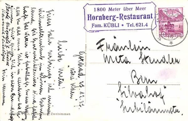 Saanenmöser, Hornberg, Skifahrer