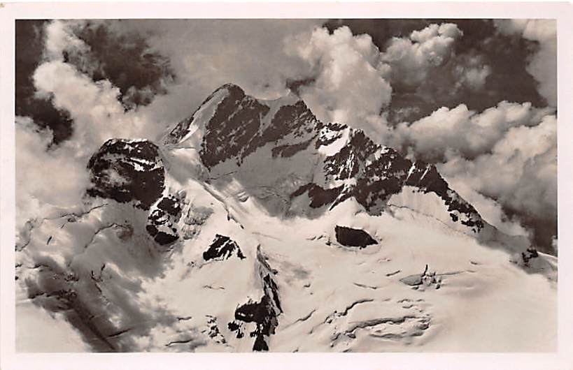 Jungfrau vom Osten, Ballon-Aufnahme Guyer