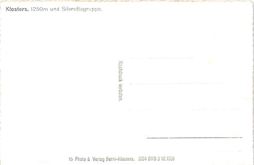 Klosters, Silvrettagruppe