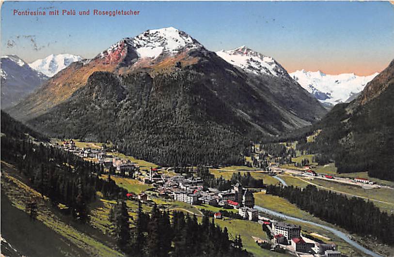 Pontresina, Piz Palü und Roseggletscher