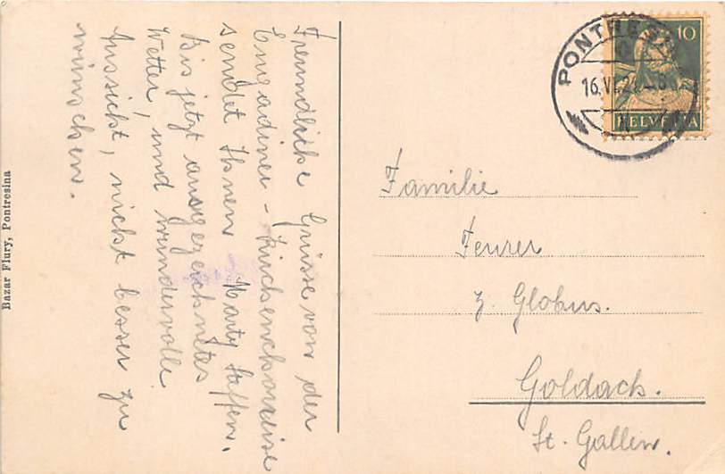 Pontresina, Piz Palü und Roseggletscher