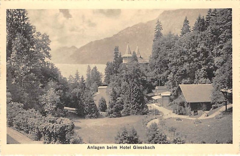 Giessbach, Anlagen beim Hotel Giessbach