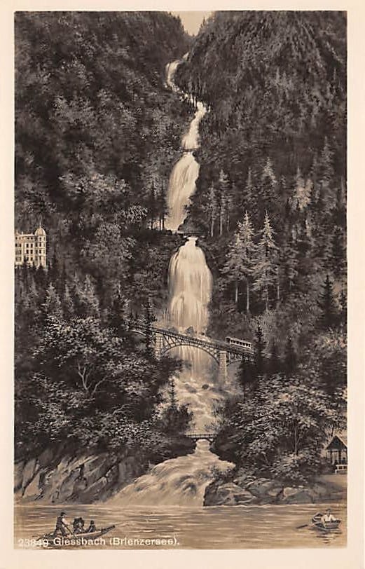 Giessbach, Brienzersee, Ruderboot