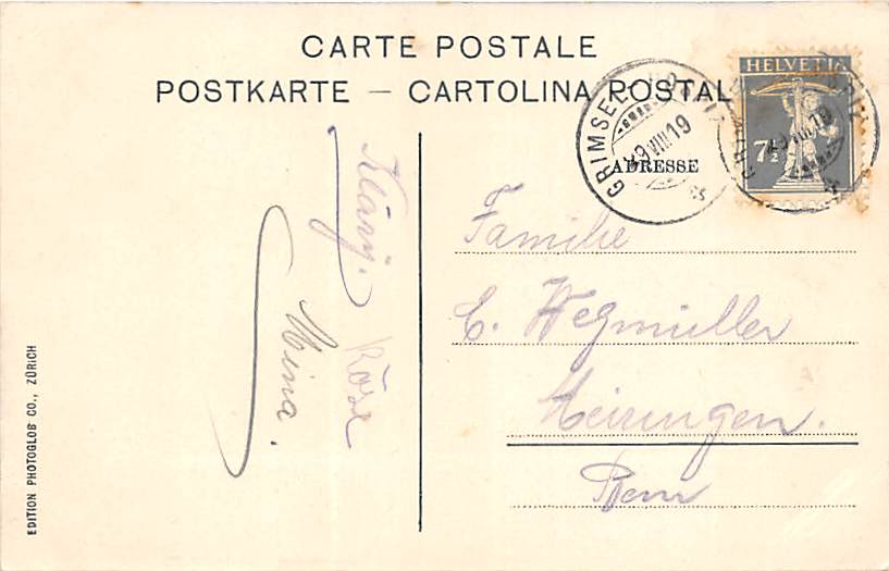 Grimsel, Hospiz und See, Ruderboot