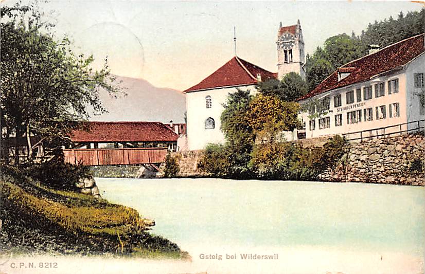 Gsteig, bei Wilderswil, Pension Steinbock