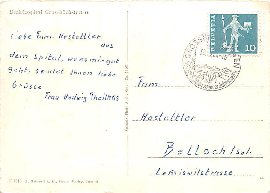 Grosshöchstetten, Flugaufnahme