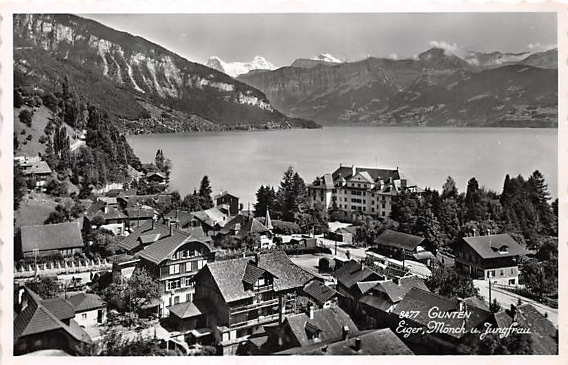 Gunten, Eiger, Mönch und Jungfrau