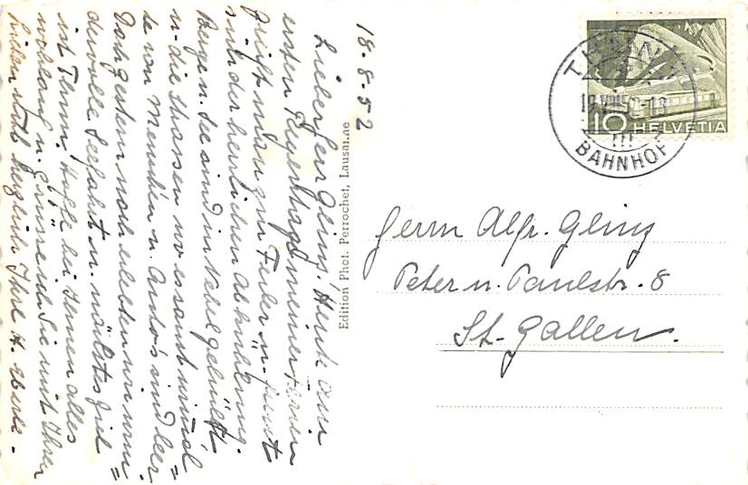 Gunten, Eiger, Mönch und Jungfrau