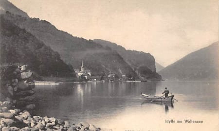Betlis (?), Idylle am Walensee
