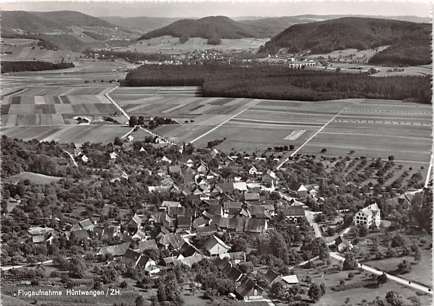 Hüntwangen, Flugaufnahme