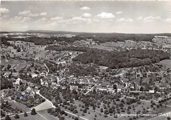 Hüntwangen, Flugaufnahme