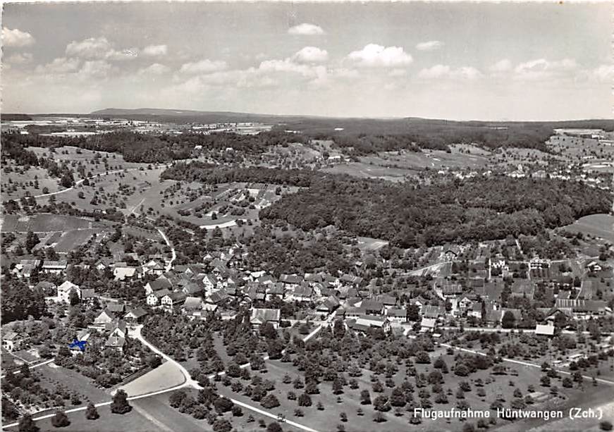 Hüntwangen, Flugaufnahme