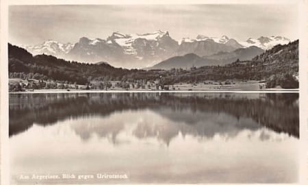 Ägerisee, Blick gegen Urirotstock