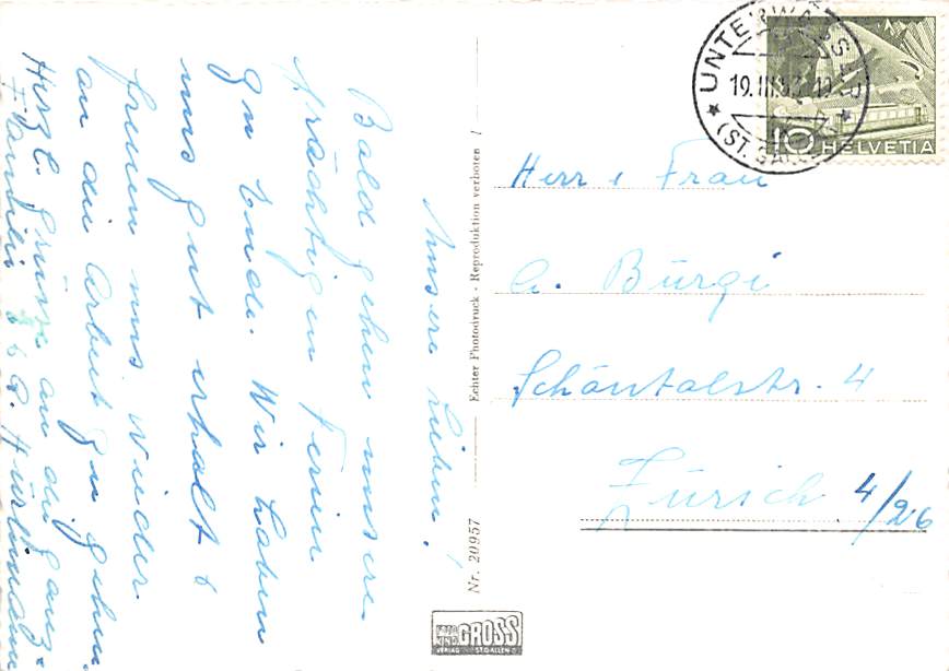 Unterwasser, mit Säntis und Schafberg