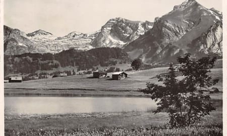 Wildhaus, Schwendisee mit Schafberg