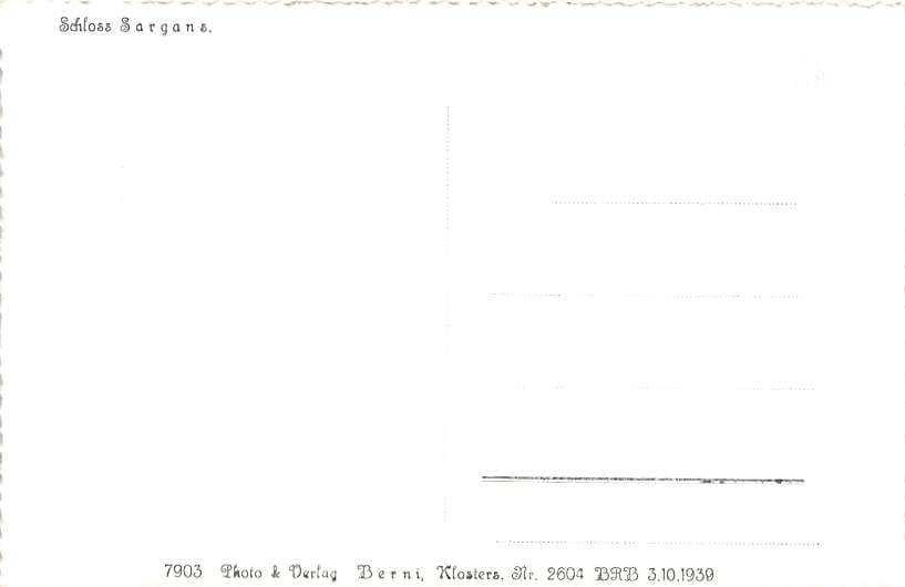 Sargans, Schloss Sargans