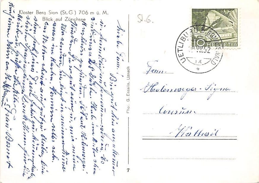 Gommiswald, Kloster Berg Sion