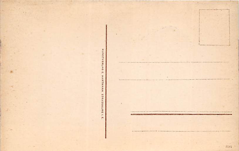 Strassburg, Kaiserplatz mit Kaiserpalast und Denkmal