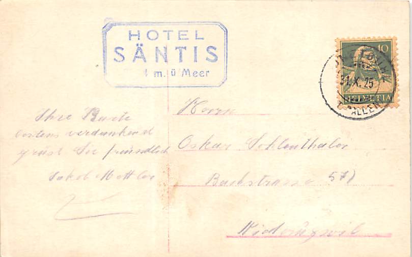 Tierwies, mit Säntis