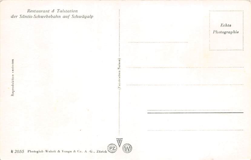 Schwägalp, Säntis-Schwebebahn, Talstation