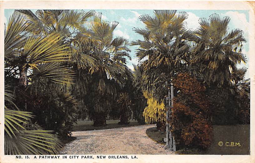 LA - New Orleans, Pathway in City Park
