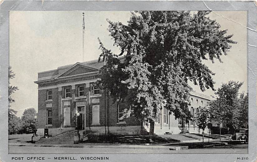 WI - Merrill, Post Office