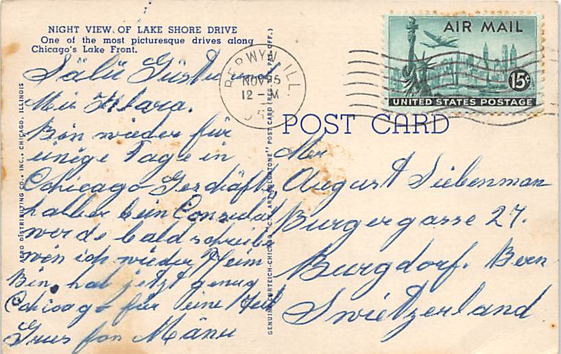 IL - Chicago, Night View of Lake Shore Drive