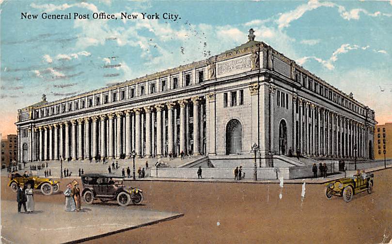 NY - New York City, New General Post Office