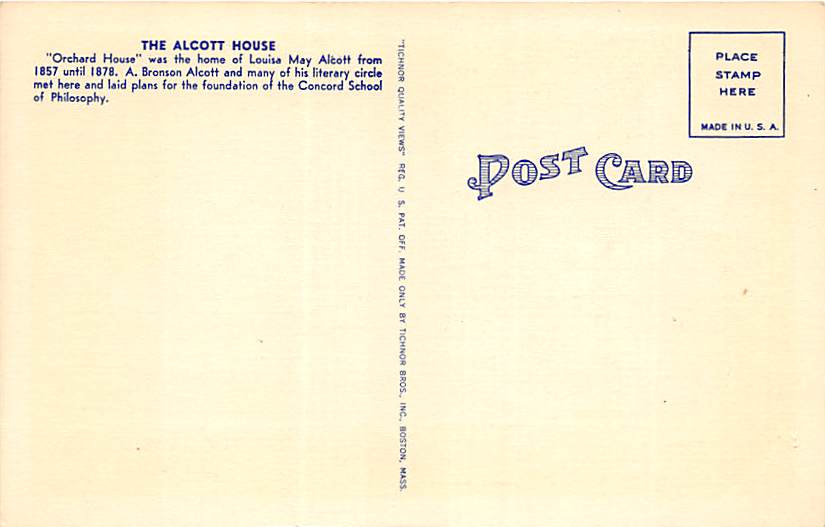 MA - Concord, Louisa May Alcott House