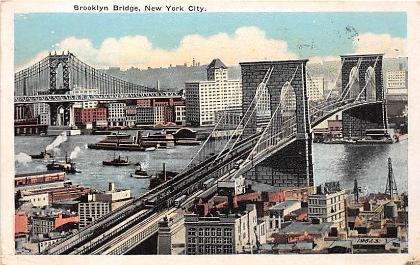 NY - New York City, Brooklyn Bridge
