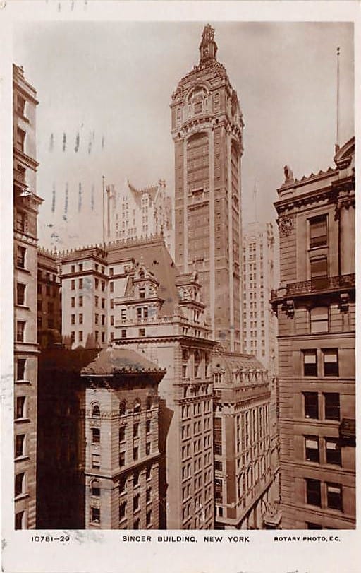 NY - New York City, Singer Building