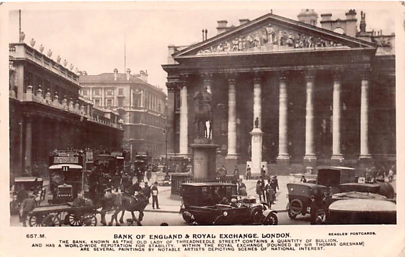 London, Bank of England, Royal Exchange London