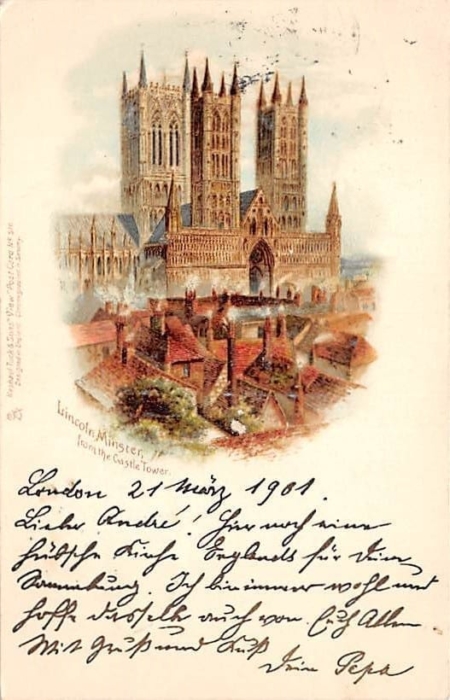 London, Lincoln Minister, from the Castle Tower