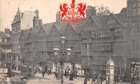 London, High Holborn, Old Houses